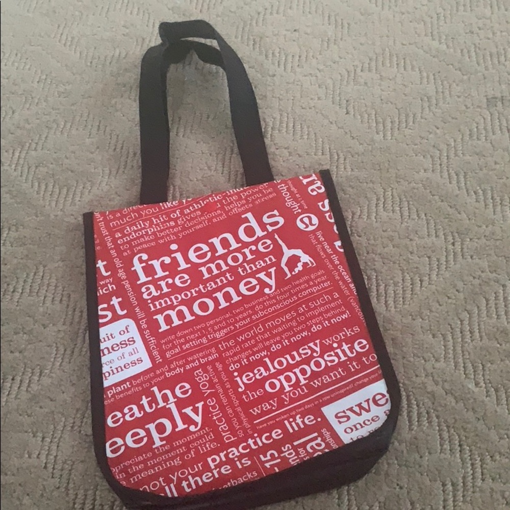 lululemon reusable bag